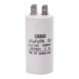 Capacitor De Trabajo 25uf 250vac 50/60hz Cbb60 Condensador