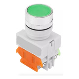 Boton Momentario No Nc 22 Mm Color Verde Paro Push Plc Ardui