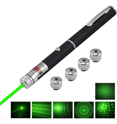 Caneta Laser Pointer Verde Lanterna 1000mw Até 7km