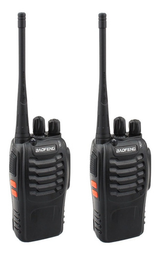 2 Radios Baofeng Bf-888s Walkie Talkie 2 Vías Uhf 16 Canales