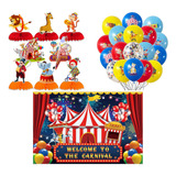 Productos Incluidos1 Telón De Fondo De Circo De Carnaval De 