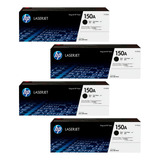 Pack X4 Tóner Hp 150a Laserjet Impresora Original 975p Negro