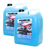 8 Litros  De Shampoo Para Lavar Autos Force Shine Con Cera