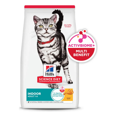 Croquetas Para Gato Hill's Science Diet Indoor Alimento Para Gato Adulto De Interiores Sabor Pollo 7Kg | Envío gratis