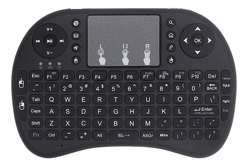 Mini Teclado E Mouse Portátil Sem Fio Notebook Smart Tv Pc