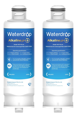 Filtro De Agua Waterdrop Dab, Repuesto Para Samsung® Dac, Rf