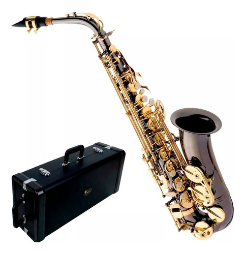 Saxofone Alto Eagle Sa500bg Grafite - Vendedor Autorizado