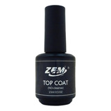 Top Coat Selante Zem Acrigel Porcelana Brilho Extra Led / Uv Cor Transparente