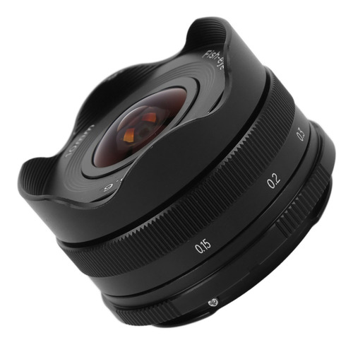 Lente Ojo De Pez F5.6 De 10 Mm, Gran Angular, Para M5, M6, M