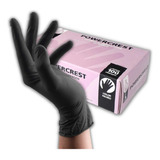 Caja Guantes Nitrilo Negro Reforzado Con Anmat X 100 Power