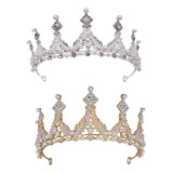 Tiaras Bling Bling Princess Crown Para Boda De Niñas