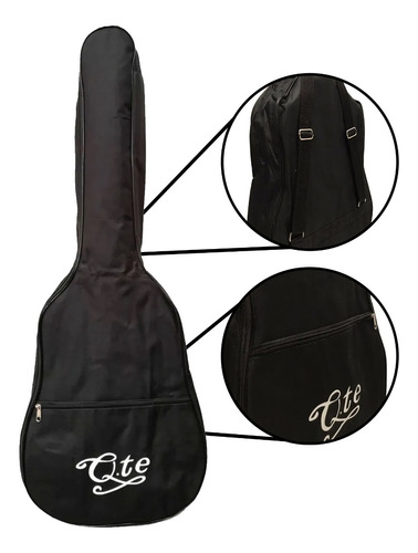 Funda Para Guitarra Clasica Criolla Mochila Simple