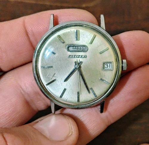 Antiguo Reloj De Pulsera Citizen Z53001-t A Cuerda 