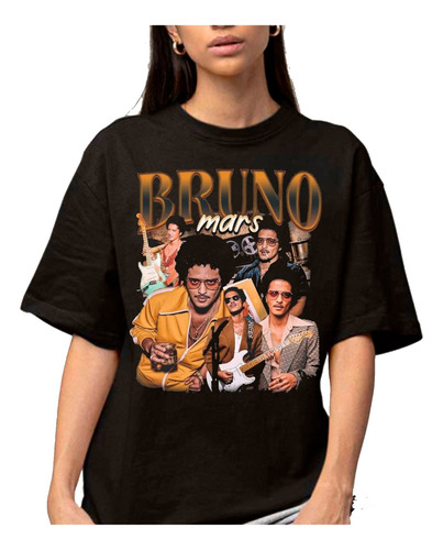 Camiseta Bruno Mars Fã Cantor Show Festival