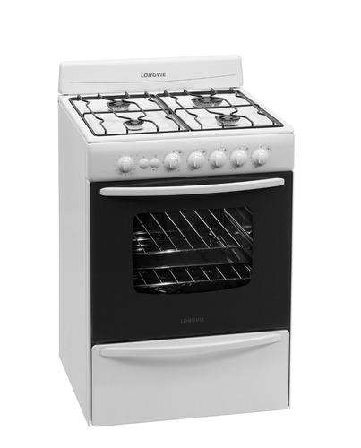 Cocina  Gas Longvie 60 Cm 13601bf Blanca