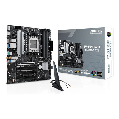Tarjeta Madre Asus Prime B650m-a Ax6 Ii Am5 4x Ddr5 3x M.2 P | Envío gratis