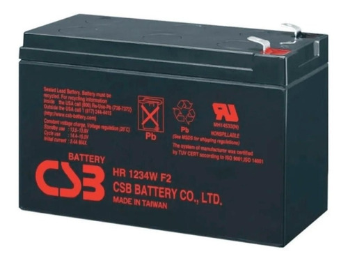 Bateria Para Central De Alarmes Cerca Eletrica E Cftv 12v 9a