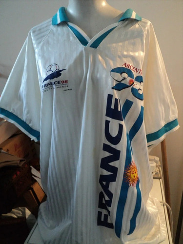 Camiseta Argentina France 98 Mundial De Futbol Francia 1998