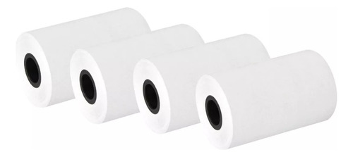 4 Rollos Papel Térmico Mini Impreora 58mm Mini Pos 57mm X50