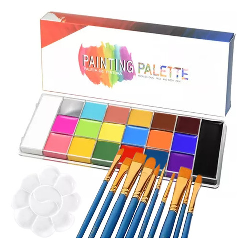 Kit De Maquillaje De Pintura De Acuarelas