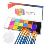 Kit De Maquillaje De Pintura De Acuarelas