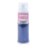 Spray De Glitter Maquiagem Azul Textura Em Pó Fantasia 1un
