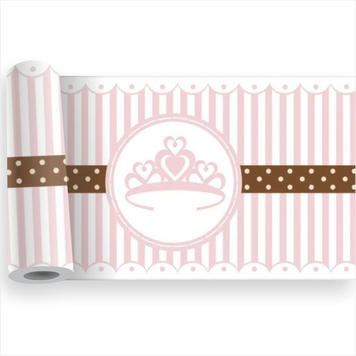 Adesivo Princesa Menina Infantil Faixa Border Quarto Bebe