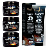 Kit 3 Super Gel 30 Ervas 250g + 1 Super Gel 30 Ervas 150g