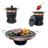 Kit Fondue Para Carne 32cm + Fondue 500ml + Fondue 800ml 