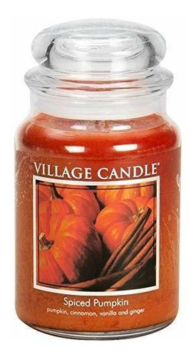 Village Candle Spiced Pumpkin Frasco Grande De Boticário Per