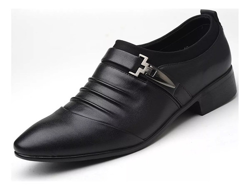 Zapatos De Vestir Caballero Hombre Formal Negro Cómodos