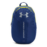 Mochila Under Armour Hustle Lite Azul 1364180-471 Diseño De La Tela Liso