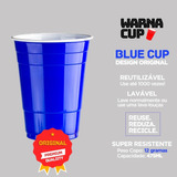 Red Warna Cup - 300 Copos - Vermelho Americano - 475ml