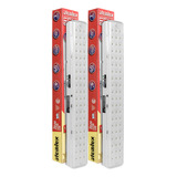 Luz Emergencia 60 Leds Atomlux Modelo 2020 Litio Slim Pack X2 Unidades