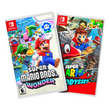 Combo Switch Super Mario Bros Wonder + Super Mario Odyssey 