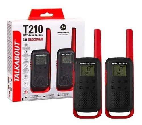 Rádio Talkabout Comunicador Motorola T210br Alcance Até 32km