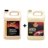 Combo Pulimento Meguiars M10501 Y Cera Yellow Wax M2601