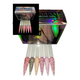 Miss Nana Reflejante F 6pz Gel Uv/led Crystal Diamond