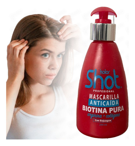 Shampoo Anticaida Biotina Pura + Keratina Kolor Shot® 250 Ml