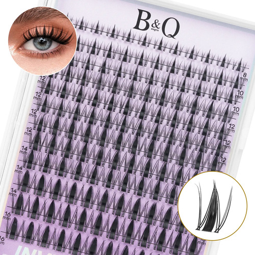 Extensiones De Pestañas B&q Bq Lash Fairy Negro Solo Pestaña | MercadoLibre