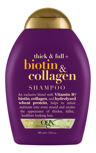 Ogx Shampoo Biotin Collagen X 385 Ml