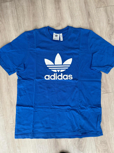 Remera adidas Original Hombre Talle M Azul