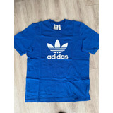 Remera adidas Original Hombre Talle M Azul