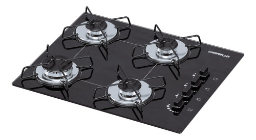 Fogão Cooktop Gás Chamalux 4 Bocas Ultra Chama 127v/220v