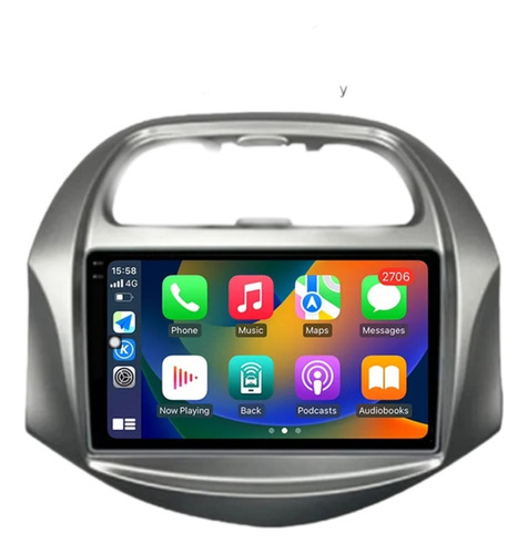 Estereo De Pantalla Android Chevrolet Beat Carplay Gps Touch