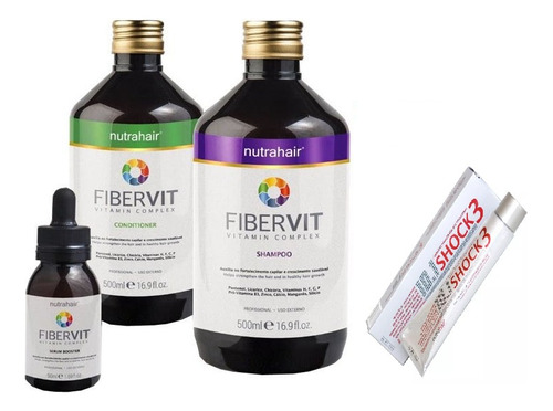 Kit Fibervit Nutra Hair 