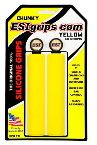 Mangos De Bicicleta Esi Grips Chunky Amarillo Mtb