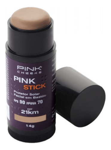 Protetor Solar Pink Stick 21km Bege Médio 14g Pinkcheeks