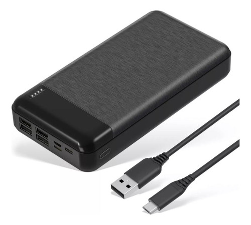 Power Bank Batería Portáti 30000mah 4salidas 3 Entrad Tipo C