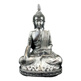 Buda Hindu Tailandês Sidarta Decoração Resina Estatua 30cm